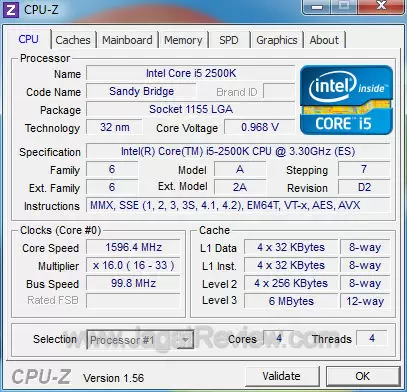 sandybridge 2500k