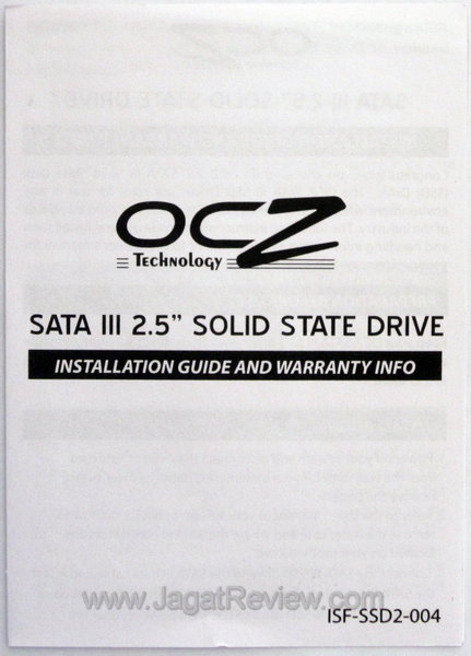 OCZ Agility 3 - Quick Guide