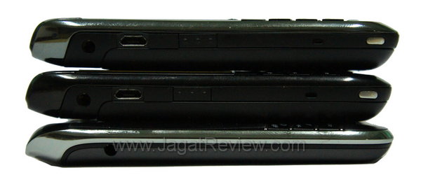 Blackberry Bold 9790 - Perbandingan samping