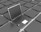 Open laptop XXL