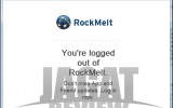 rockmelt - browser login