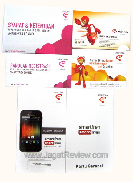Smartfren Andro Max - Dokumentasi dan RUIM