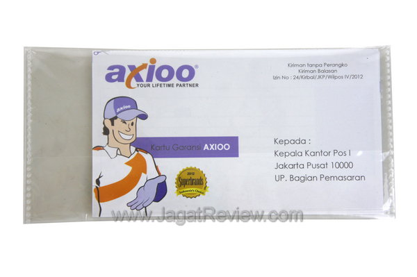 Axioo Pico GGC - Kartu Garansi
