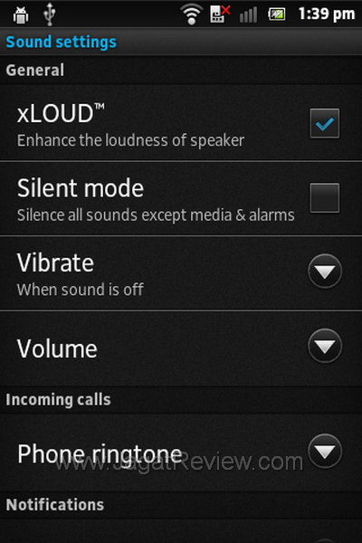 Sony Xperia Go - xLoud