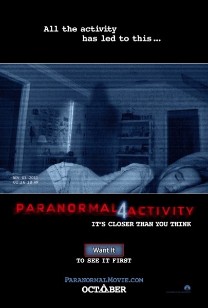 Paranormal Activity 4 (Poster)