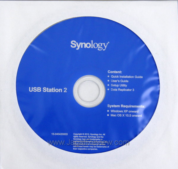 Synology USB Station 2 - CD Utility