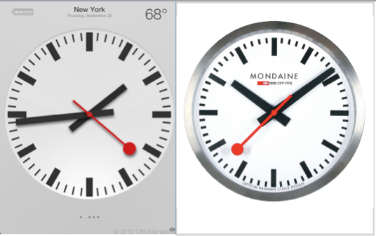 Dikatakan Apple Membayar US$21 Juta Untuk Sebuah Desain Jam di iOS 6