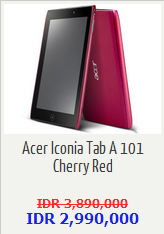 Iconia A101 promo