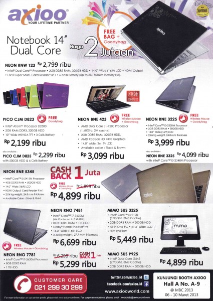 axioo mega bazaar