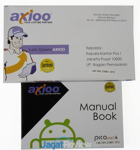 Axioo Picopad 4 - Dokumentasi