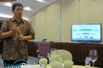 Bapak Adi Rusli dari EMC Indonesia menjelaskan perkembangan teknologi yang menjadi perhatian dari EMC.