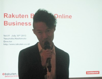 Yasunobu Hasimoto, Director Rakuten