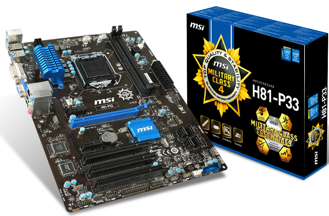 MSI Luncurkan Motherboard H81P33 Jagat Review