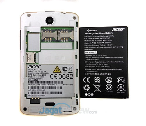 Acer Liquid Z3 - Dalam