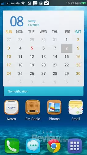 Oppo Find Mirror R819 - Homescreen 2