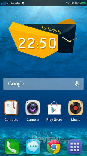 Oppo Find Mirror R819 - Homescreen Utama
