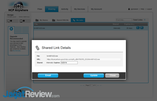 HCP Anywhere - File Sharing
