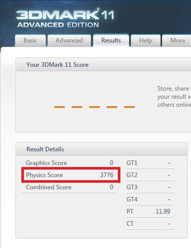 3DMark11Physics