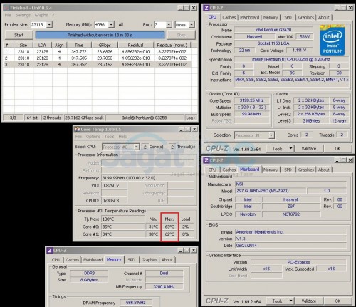 Overclock Pentium G3258 dengan Stock HSF: Ekstra 1Ghz Gratis 7 LinX_DEFs