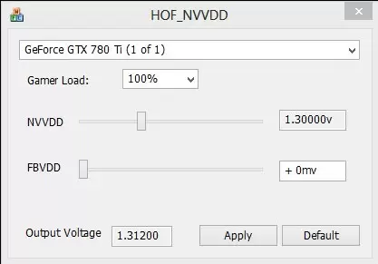 Extreme Overclocking Galaxy GTX 780 Ti HOF V2 3GB Limited Edition 6 HOF_NVVDD