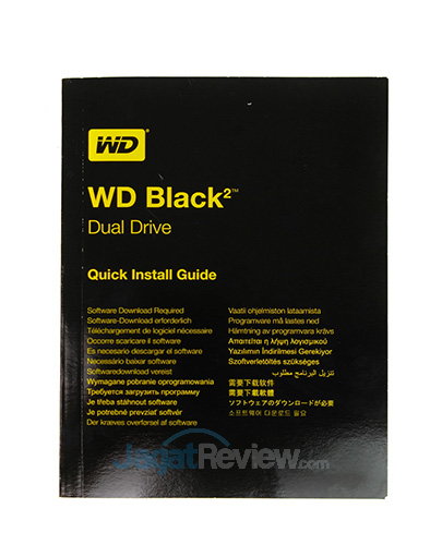 WD Black Dual - Buku Manual