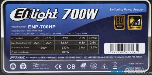 Enlight 700 watt 19