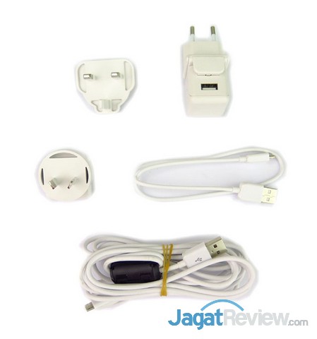 kelengkapan kabel charger