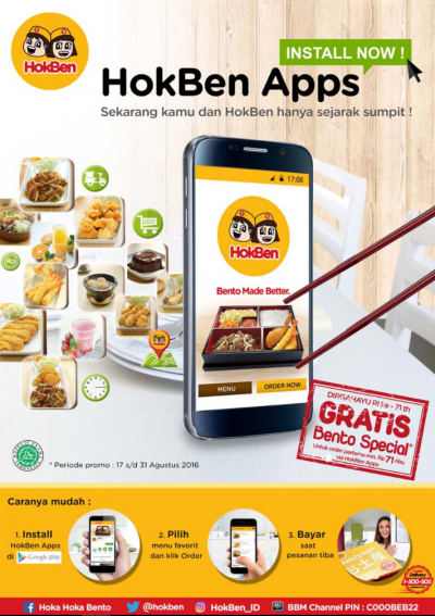 HokBen Luncurkan Aplikasi Agar Lebih Dekat dengan Konsumen 1 Hokben 2