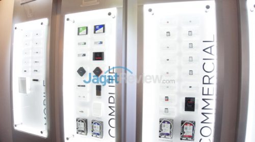 Rangkain produk WD dan SanDisk yang dipamerkan di Computex 2017