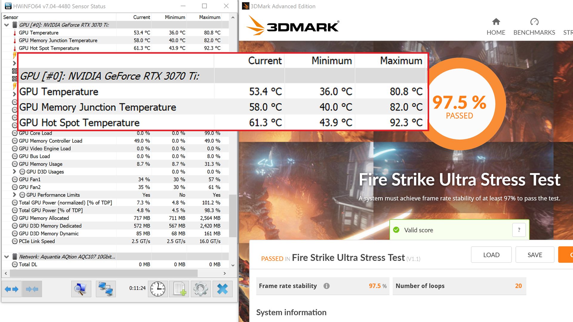 Review GeForce RTX 3070 Ti (Founders Edition) : GA104 dengan 8GB GDDR6X 23 3070Ti 3 Temps
