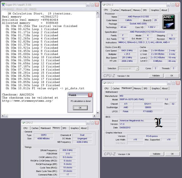 SuperPI-1M SuperPI 1M
