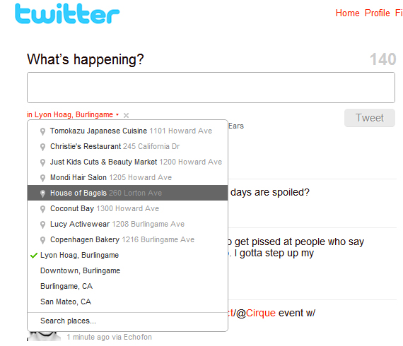 Fitur “Place” pada Twitter 1 twitter places 11