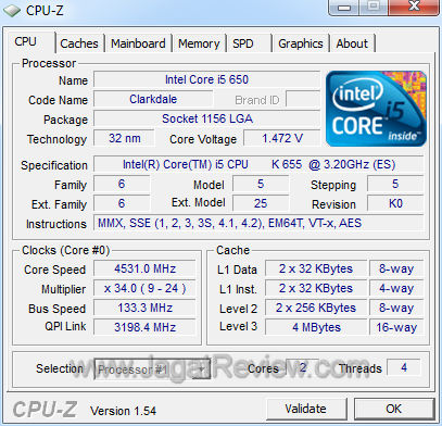 655k h55 4530 1600 cpu