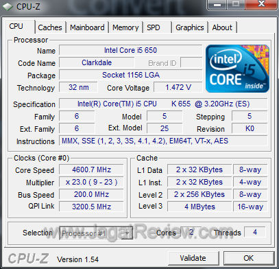 655k p55 4600 1600 cpu