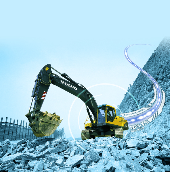 Blue line excavator HI