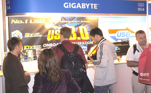 Gigabyte booth di IDF 2010