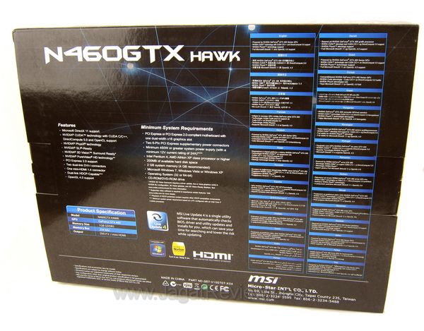 msi gtx 460 hawk