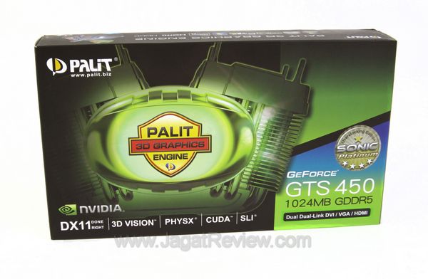 palit gts 450 sonic platinum front