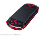 psp red-black psp red black