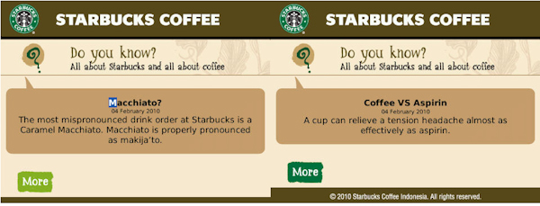 starbucks knowledge