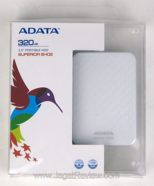ADATA Superior SH02 320GB Box Depan