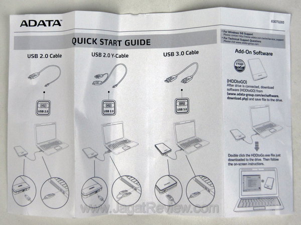 ADATA Superior SH02 320GB Quick Start Guide