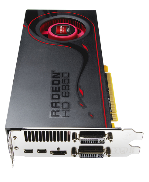 AMD Radeon 6800 belakang
