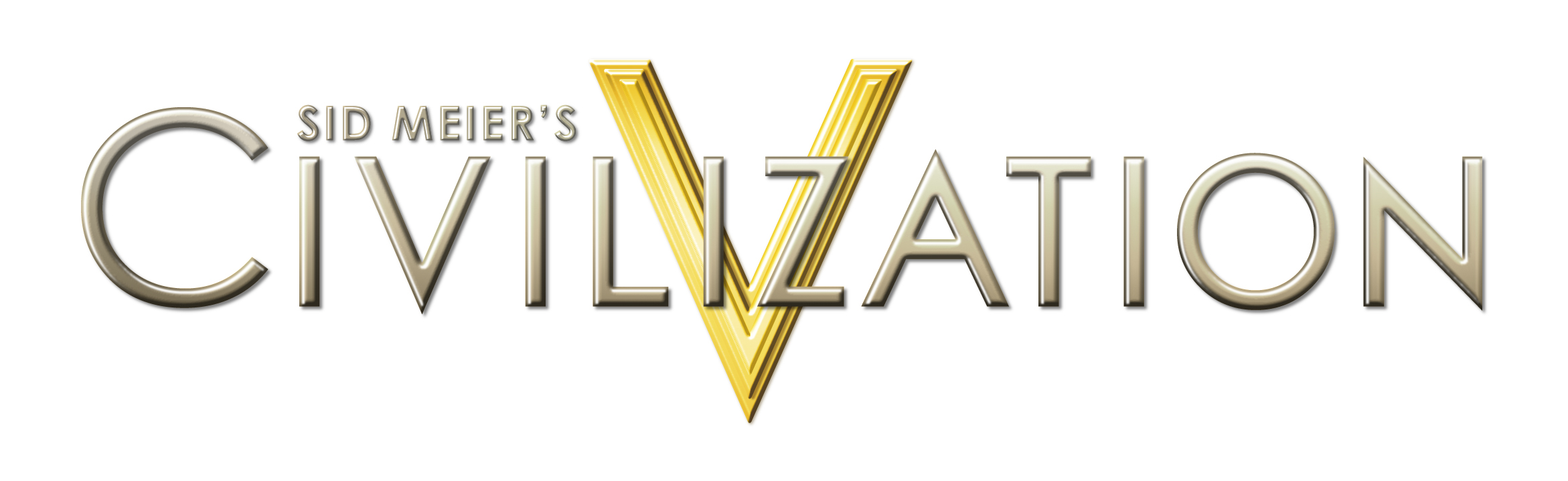 CIVILIZATION V LOGO ON WHITE