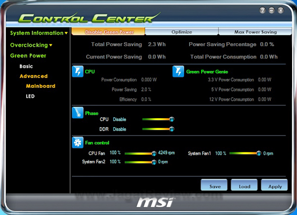 MSI 890FX GD70 MSI ControlCenterOverView