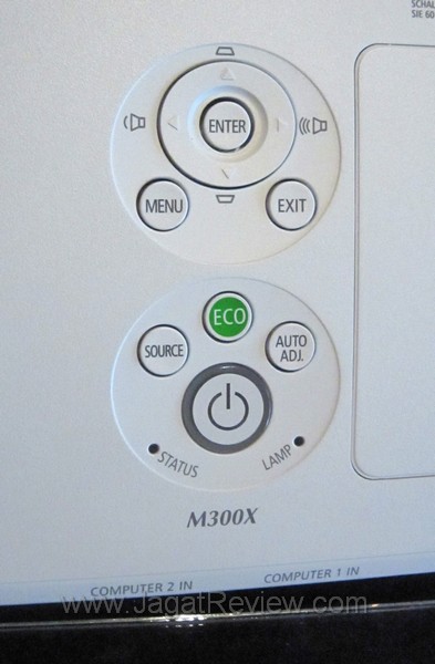 NEC projector NPMX300 buttons
