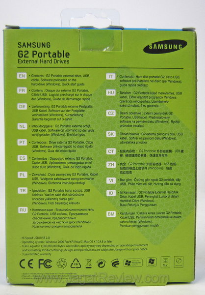 Samsung G2 Portable 500 GB Kotak Belakang