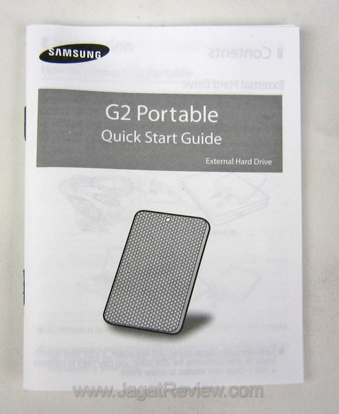 Samsung G2 Portable 500 GB Quick Start Guide