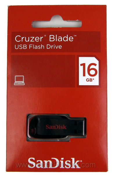 SanDisk Cruzer Blade 16 GB Paket Penjualan
