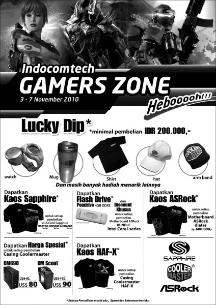 Flyer Gamers Zone Indocomtech Flyer Gamers Zone Indocomtech